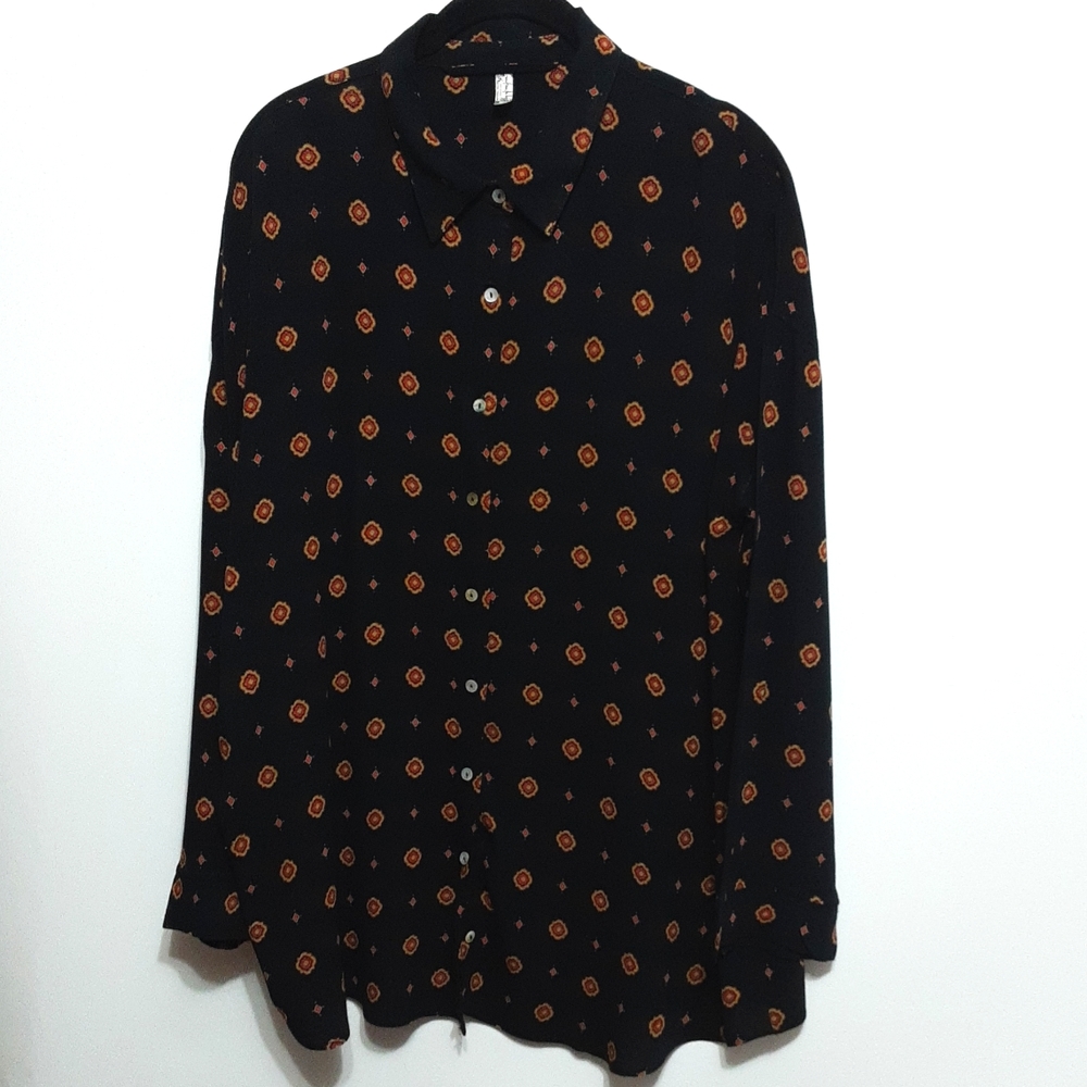 INTIMATELY FREE Boho Bohemian Print Womens S Tunic